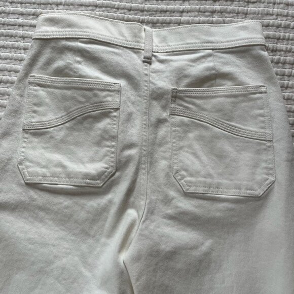 GAP - Wide Leg Sky High White Flared Jeans - 27S - Picture 11 of 13